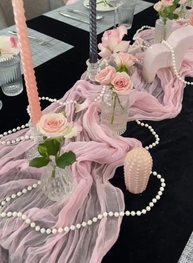 Light Pink Table Runner