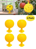 4 Pack Sticky fruit fly balls