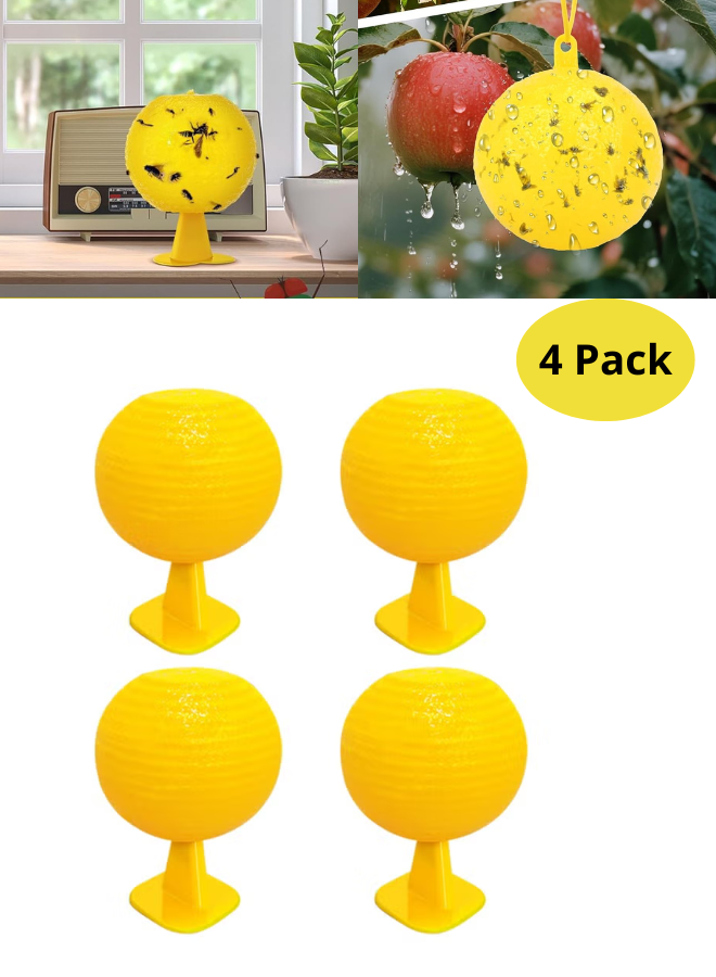 4 Pack Sticky fruit fly balls