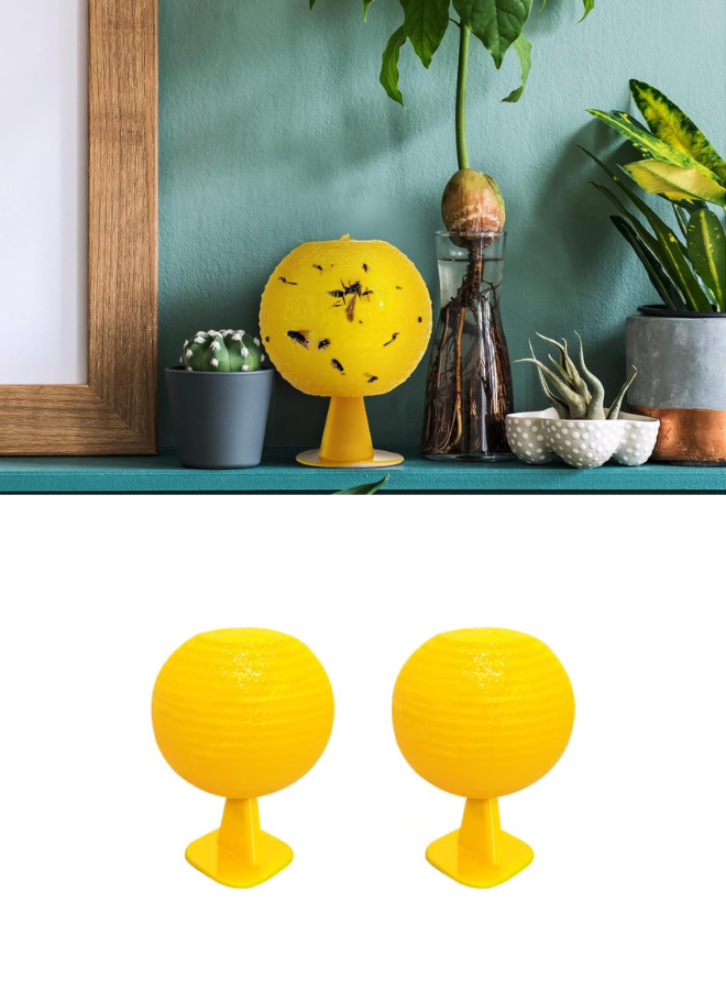 2 Pack Sticky fruit fly balls
